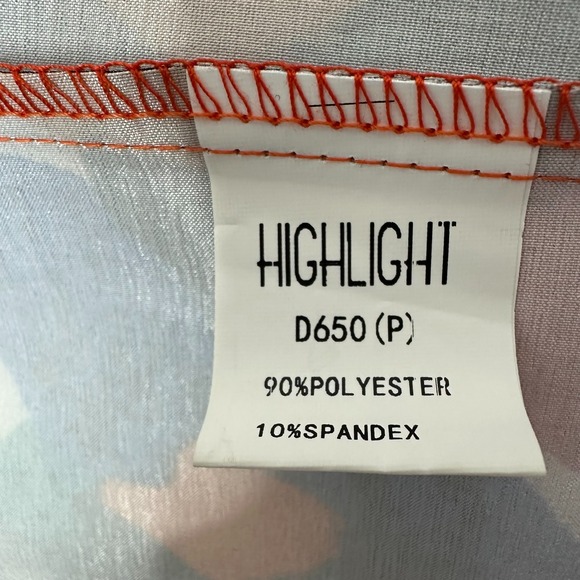 Love Highlight Exaggerated Puff Sleeve Mini Dress XL Multicolor Tiered - Picture 9 of 10